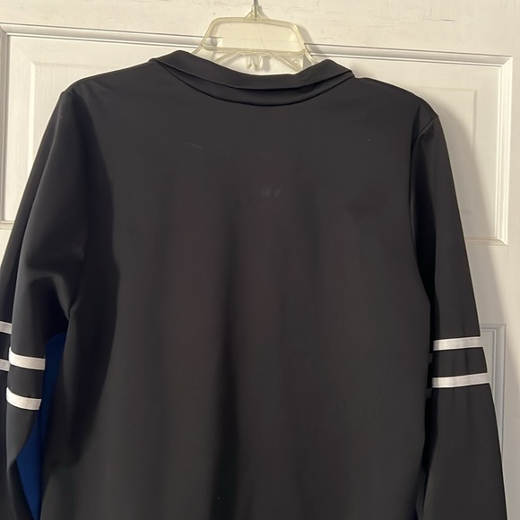 BLACK/BLUE /WHITE LIGHT WEIGHT JACKET SIZE 14/16 - Picture 5 of 5